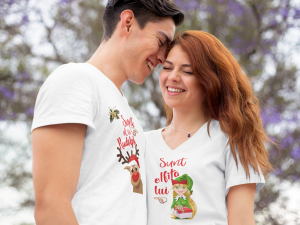 Set tricouri familie personalizate cu Elfita si Rudolph [4]