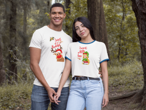 Set tricouri familie personalizate cu Elfita si Rudolph [3]