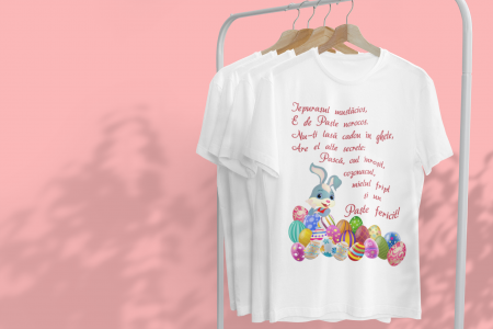 Set tricouri pentru familie cu mesaj - Paste fericit! [1]
