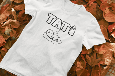 Set tricouri pentru familie cu mesaj - Mami, Tati, Bebe [4]