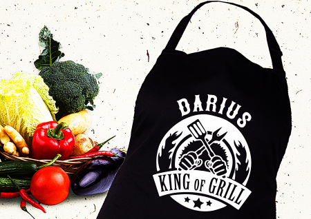 Sort personalizat - Sort de bucatarie personalizat - King / Qeen of the Grill