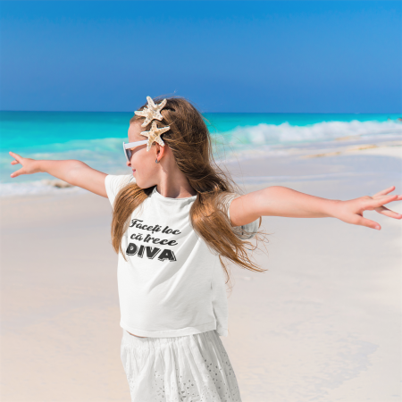 Tricouri personalizate - Tricou pentru copii personalizat - Faceti loc ca trece Diva