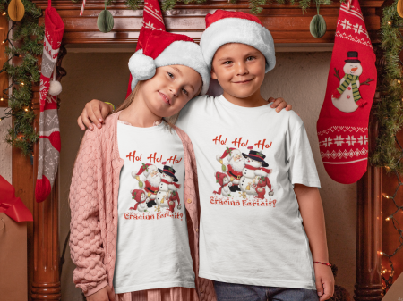 Tricou personalizat Craciun Fericit, Ho, Ho, Ho! [3]