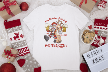 Cadouri de Craciun - Tricou haios de Craciun - Drunk Santa