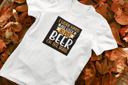 Tricouri personalizate - Tricou personalizat cu mesaj - I like beer