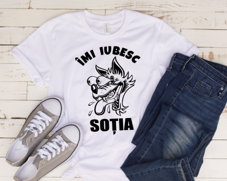 Tricou personalizat cu mesaj - Imi iubesc Sotia [0]