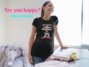 Tricou personalizat cu mesajul - Asa arata o viitoare mamica / tatic [1]
