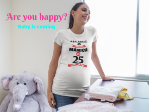 Tricou personalizat cu mesajul - Asa arata o viitoare mamica / tatic [1]