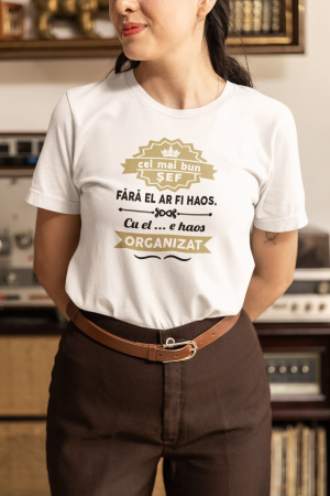 Tricouri personalizate - Tricou CEL MAI BUN ȘEF