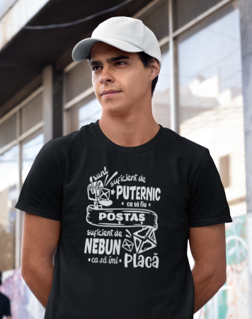 CADOURI PERSONALIZATE - Tricou personalizat - SUNT POȘTAȘ PENTRU CĂ ÎMI PLACE