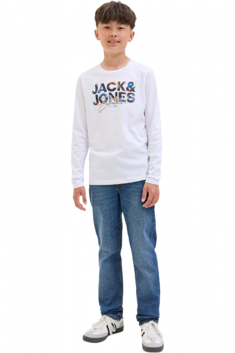 Blugi JACK &JONES Glenn Original SQ902 JNR - 12284345-Blue Denim [7]