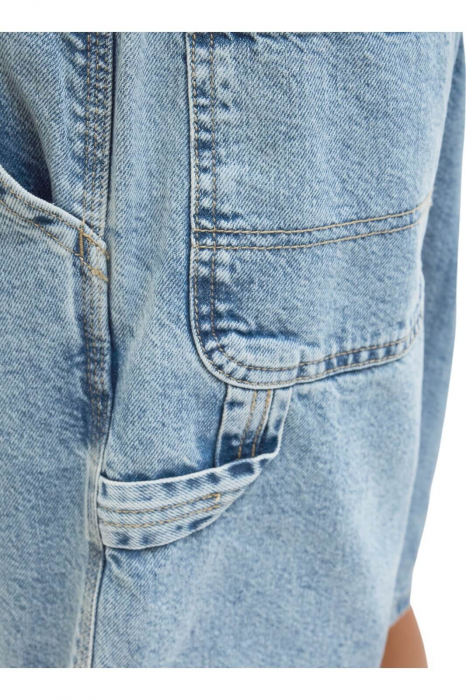 Blugi scurti JACK &JONES Tony Carpenter 234 SN JNR - 12277786-Light Blue Denim [3]