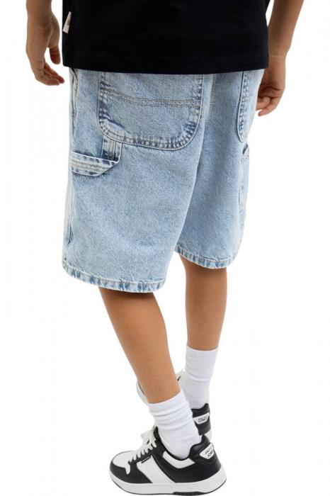 Blugi scurti JACK &JONES Tony Carpenter 234 SN JNR - 12277786-Light Blue Denim [5]