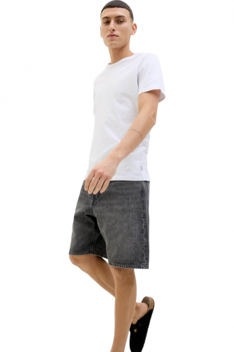 Blugi scurti JACK &JONES Tony Original SBD 210SN - 12269533-Black Denim [5]