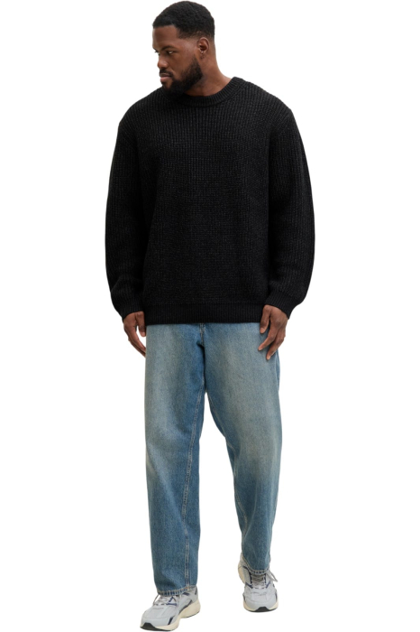 Bluza JACK &JONES Bleeker Knit Crew BF PLS - 12287078-Black [6]