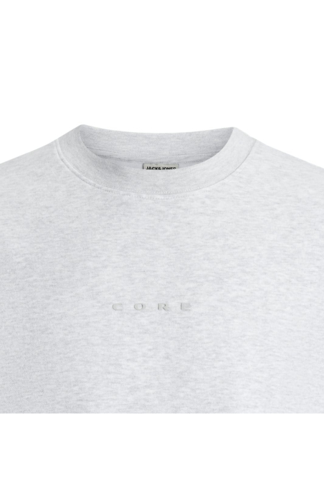 Bluza JACK &JONES Point Badge Crew BF - 12285667-White Melange [2]