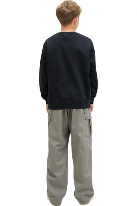 Bluza JACK &JONES Tier Print Crew SN JNR - 12284002-Black [2]