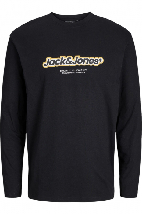 Bluza JACK JONES Vesterbro Newton Crew - 12266419-Black