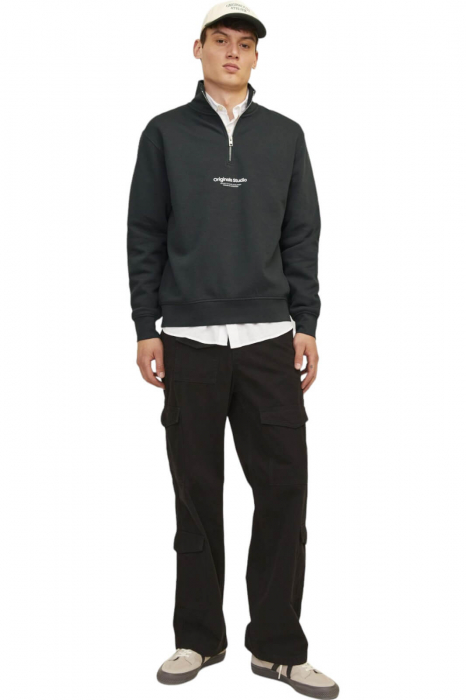 Bluza JACK &JONES Vesterbro Qtr Zip - 12241777-Forest [7]