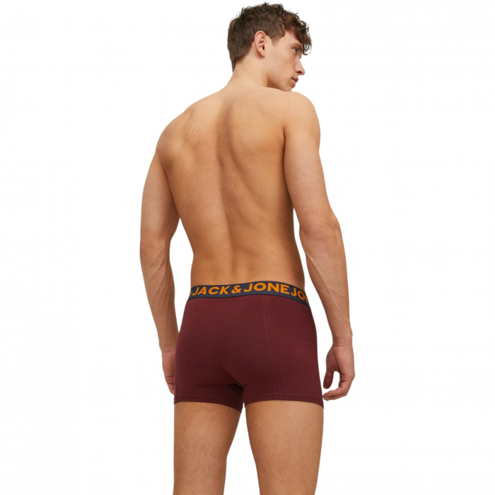 Boxeri JACK &JONES Clichfield 3 perechi - 12113943-Burgundy [3]