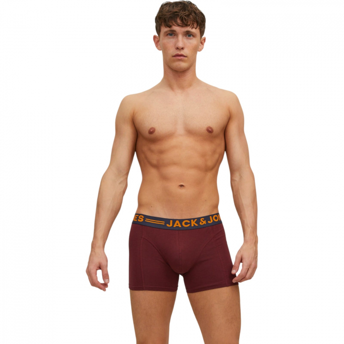 Boxeri JACK &JONES Clichfield 3 perechi - 12113943-Burgundy [4]