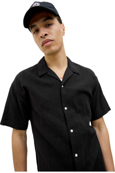 Camasa JACK &JONES Easter Patras Resort - 12274798-Black [4]