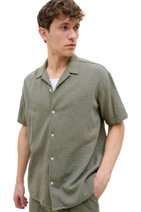 Camasa JACK &JONES Easter Patras Resort - 12274798-Mulled Basil [4]