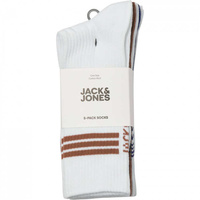 Ciorapi JACK &JONES Ace Tennis 5 Perechi - 12279540-White [7]
