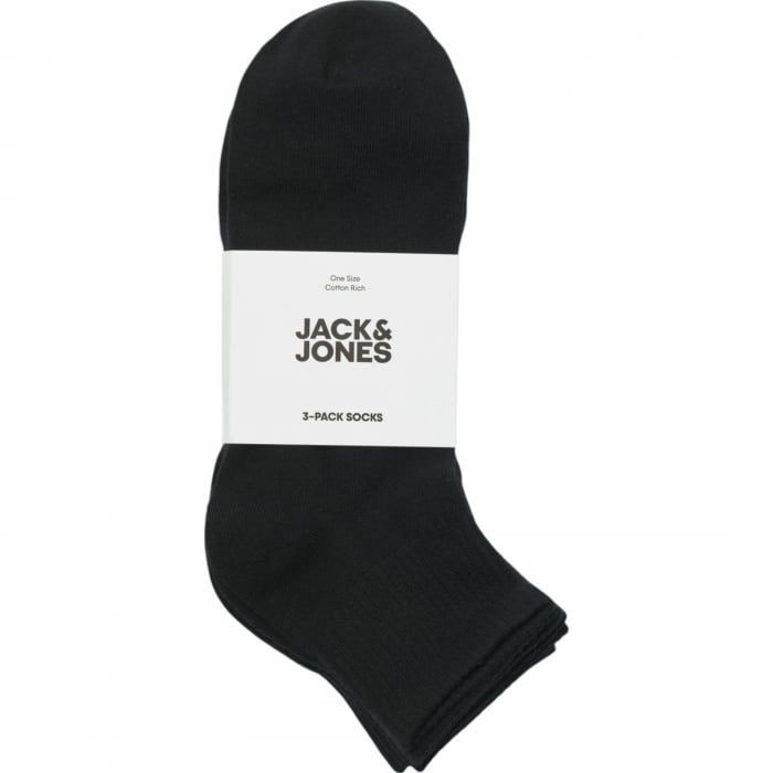 Ciorapi JACK &JONES Leon Short Tennis JNR 3 perechi - 12274738-Black [2]