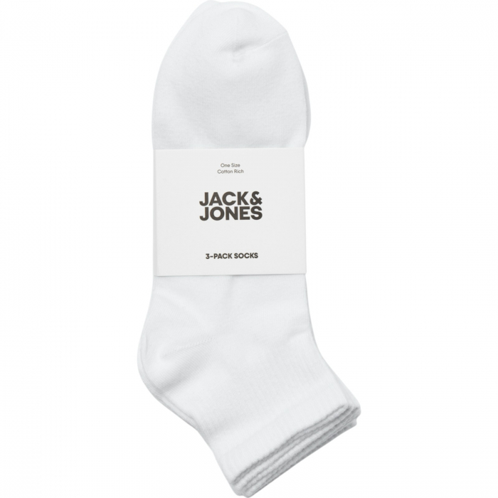 Ciorapi JACK &JONES Leon Short Tennis JNR 3 perechi - 12274738-White [2]