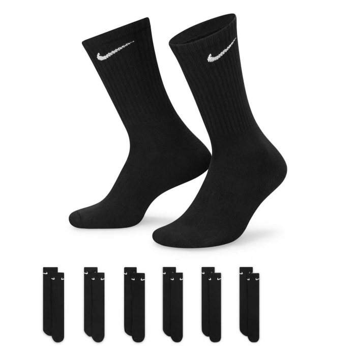 Ciorapi NIKE Everyday Cushioned Crew 6-Pack - SX7666-010