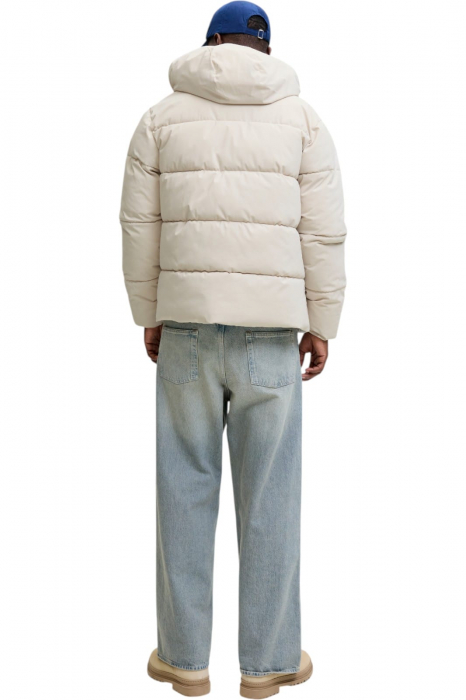 Geaca JACK &JONES Global Puffer - 12283517-Moonbeam [2]