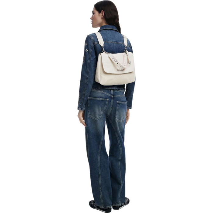 Geanta Desigual Dejavu Posadas Ecru 11L - 25SAXPAA-1001 [7]