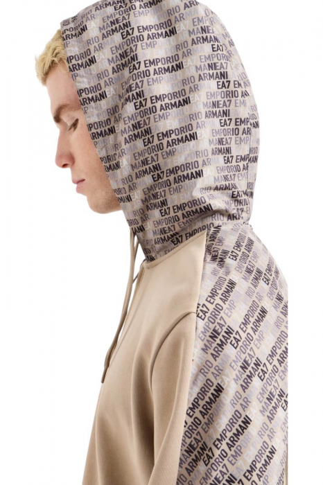 Hanorac Emporio Armani EA7 Train Logo Series Print Hood - AF12660-7M000209-U6155 [3]