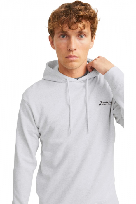 Hanorac JACK &JONES Beau Hood - 12268436-White Melange [3]