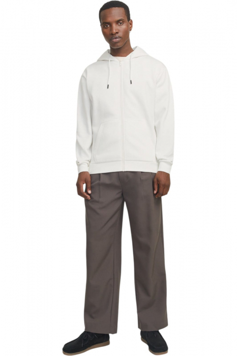 Hanorac JACK &JONES Bradley Hood Zip - 12249342-Cloud Dancer [6]