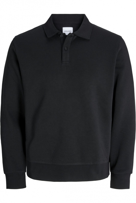 Bluza JACK JONES Bradley Sweat Polo - 12278586-Black