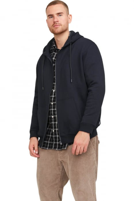 Hanorac JACK JONES Bradley Zip Hood PLS - 12250596-Black