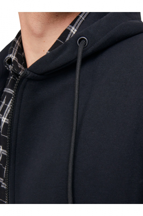 Hanorac JACK &JONES Bradley Zip Hood PLS - 12250596-Black [4]