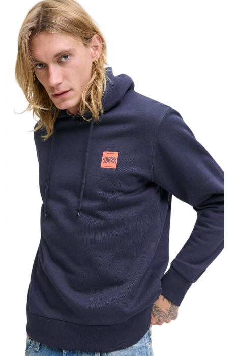 Hanorac JACK &JONES Brandy Sweat Hood - 12279261-Sky Captain [5]