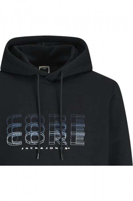 Hanorac JACK &JONES Fusion Branding Hood - 12284536-Black [3]