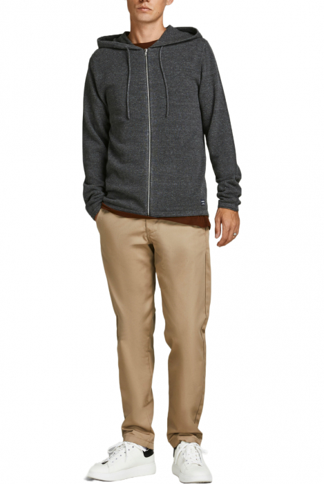 Hanorac JACK &JONES Hill Knit - 12190154-Dark Grey Melange [6]