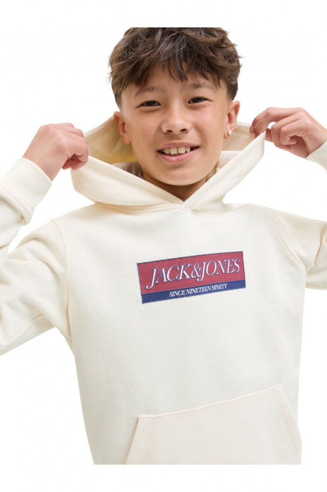 Hanorac JACK &JONES Inwood Block Branding JNR - 12284098-Antique White [2]