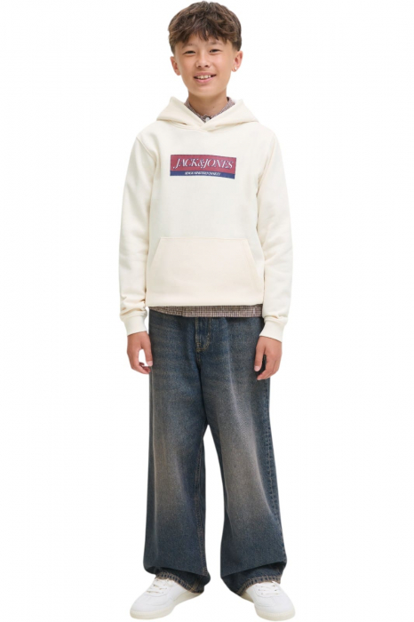 Hanorac JACK &JONES Inwood Block Branding JNR - 12284098-Antique White [5]