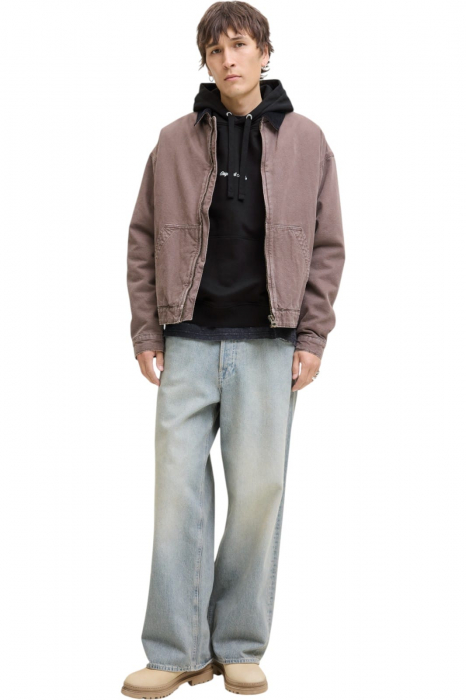 Hanorac JACK &JONES Norrebro EMB Hood - 12282861-Black [6]