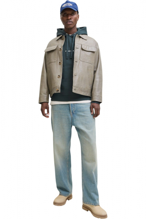 Hanorac JACK &JONES Norrebro EMB Hood - 12282861-Forest River [6]
