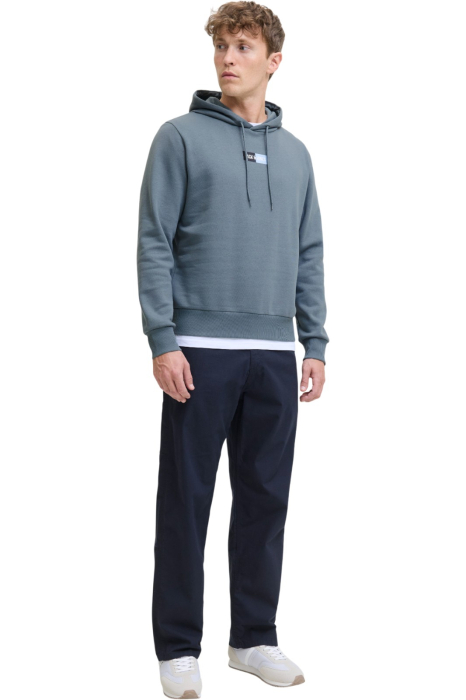 Hanorac JACK &JONES Pan Sweat Hood - 12278618-Stormy Weather [6]