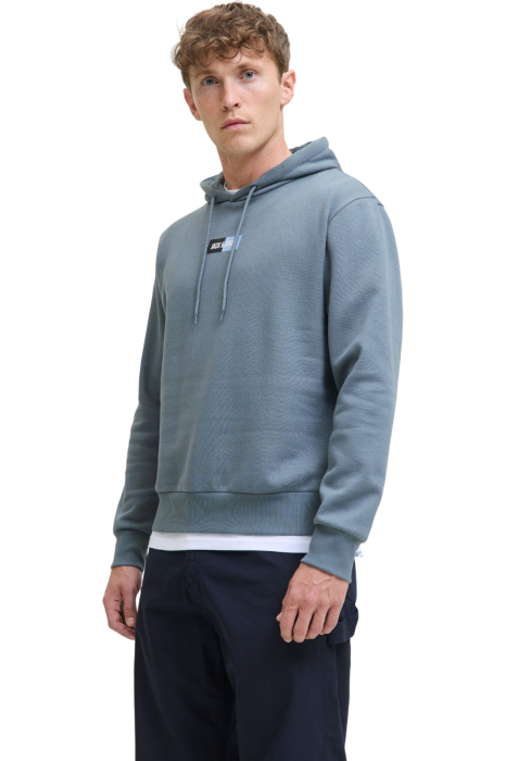 Hanorac JACK &JONES Pan Sweat Hood - 12278618-Stormy Weather [1]