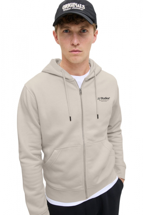 Hanorac JACK &JONES Soho Hood Zip - 12278794-Moonbeam [3]