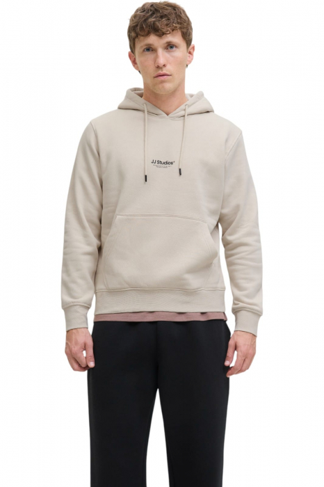 Hanorac JACK &JONES Soho Sweat Hood - 12278789-Moonbeam [1]